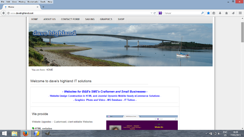 Website Design by dave highland